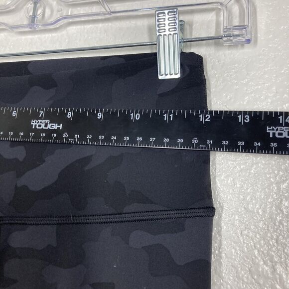 Lululemon Pants Womens 6 Black Camo Align High Rise Leggings Yoga Athletic Gym - Picture 3 of 14